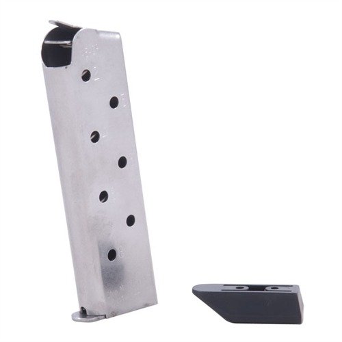 .45 ACP Shooting Star Match Grade - Chip McCormickin suunnittelema, 8 laukauksen kapasiteetti, ruostumaton teräs, luotettava syöttö ja helppo pad-asennus.