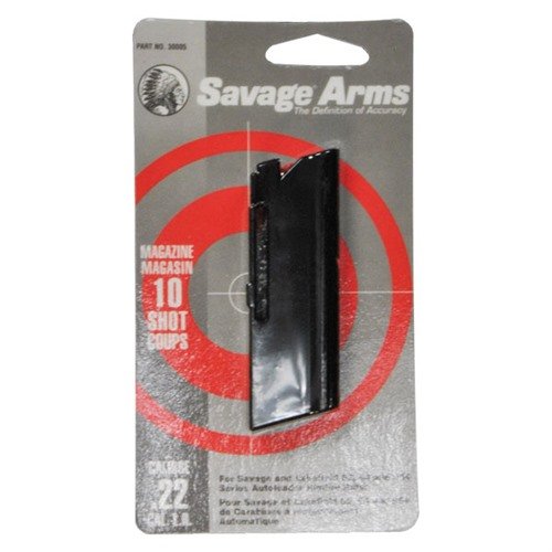 Savage Magazine 64 Series 10rds 22LR tarjoaa luotettavan ja kestävän ratkaisun, joka mahdollistaa nopean lataamisen ja tarkkuuden ampumisessa.