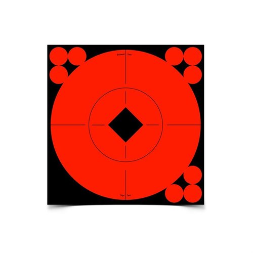 Kätevät, itseliimautuvat Target Spots luovat välittömiä bullseye-maalitauluja, jotka parantavat tarkkuutta kaikissa ampumaharjoituksissa!