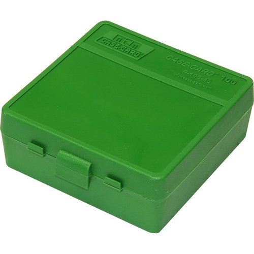 MTM Ammo Box 100 Round Flip-Top 38 - 357 tarjoaa erinomaisen suojan ammuksillesi, helpon pääsyn ja kätevän kantamisen, täydellinen ampumaradalle.