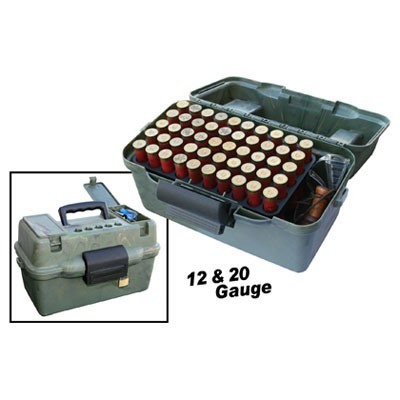 MTM Deluxe Shotshell Case 100 Rd. tarjoaa erinomaisen suojan ja kätevän säilytyksen 100 patruunalle, pitäen ne järjestyksessä ja helposti saatavilla.