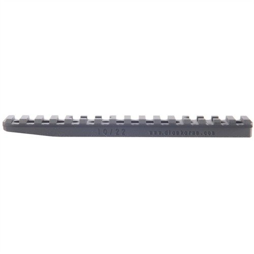 Kestävä ja kevyt alumiininen Picatinny-kiinnitys RUGER® 10/22® -kiväärille, joka mahdollistaa nopean silmän etäisyyden säädön ja erilaiset korkeudet optiikoille.