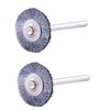 DREMELin #428 WIRE BRUSH - pienet ja monipuoliset teräsharjat ruosteen, korroosion poistamiseen ja metallipintojen kiillotukseen. 1⁄8" (3.2m) varret.
