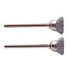 DREMELin #442 WIRE BRUSH - 2-PAK tarjoaa tehokkaan ratkaisun ruosteen ja korroosion poistamiseen sekä metallipintojen kiillotukseen. 1⁄8" (3.2m) shanks.