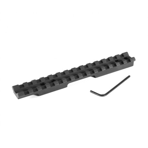 EGW Savage Mark II 20 MOA - yksi osa Picatinny scope rail ilman porausta, tarkka alumiinista, nopea silmän etäisyyden säätö ja yhteensopivuus Picatinny / Weaver.