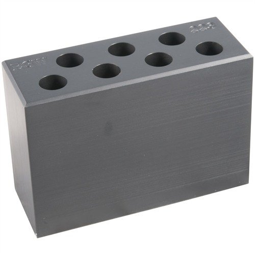 .223 Remington 7-Hole Chamber Checker auttaa välttämään tukoksia ja virheitä, varmistaa patruunoiden yhteensopivuuden ja on valmistettu kestävästä 6061 T6 alumiinista.