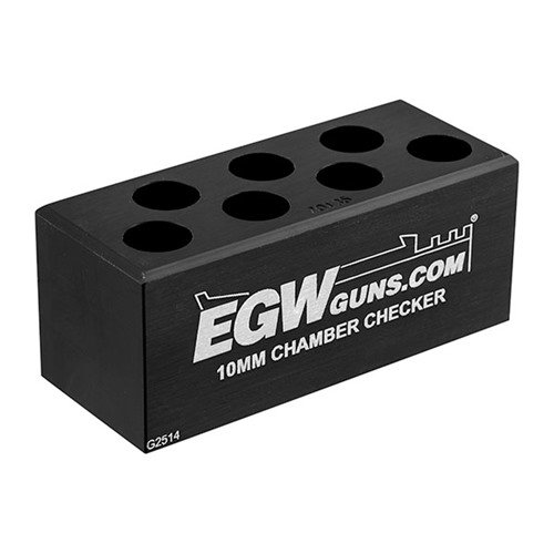7-HOLE CHAMBER CHECKERS auttavat välttämään tukoksia ja epäonnistumisia, varmistaen että patruunat ovat yhteensopivia ja tarkkoja, valmistettu kestävästä 6061 T6 alumiinista.