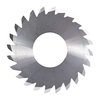 Laadukas solid-carbide slitting saw leikkaa tarkasti ja kauniisti cocking serrations kovetetuissa 1911 Auto -liukusäätimissä ilman tylsymistä.