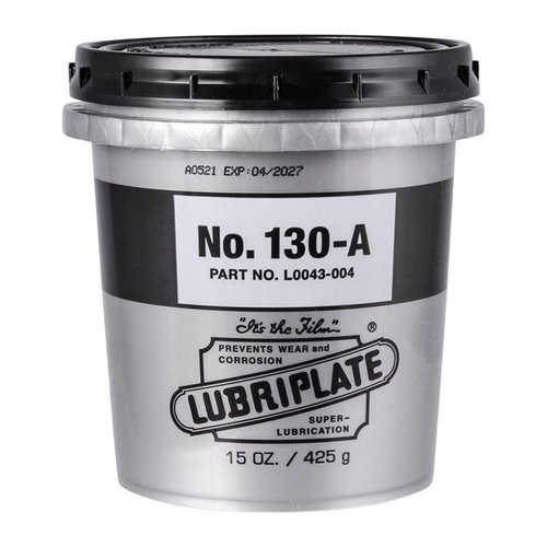 LUBRIPLATE 130-A MIL SPEC GREASE on Yhdysvaltain armeijan valitsema voiteluaine M1 Garand ja M14 kivääreille, vedenkestävä ja metallia hyvin kiinnittyvä seos.