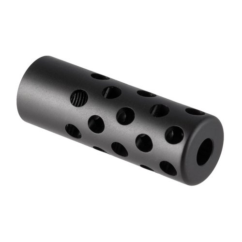 Gentry Custom Quiet Muzzle Brake 6.5mm tehokkaasti vähentää rekyyliä ja piipun nousua, saatavilla eri pinnoilla. Asennus ei vaikuta tarkkuuteen tai nopeuteen.