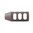 HOLLANDS GUNSMITHING QUICK DISCHARGE BRAKE 22 CALIBER 1/2-28 STEEL BLUED