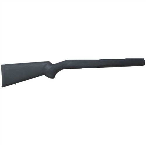 HOGUE RUGER MINI-14 STOCK SPORTER on yli 29 tuumaa pitkä, kevyt ja helposti kannettava, parantaa käsittelyä, laukaisumukavuutta ja tarjoaa erinomaisen pidon.