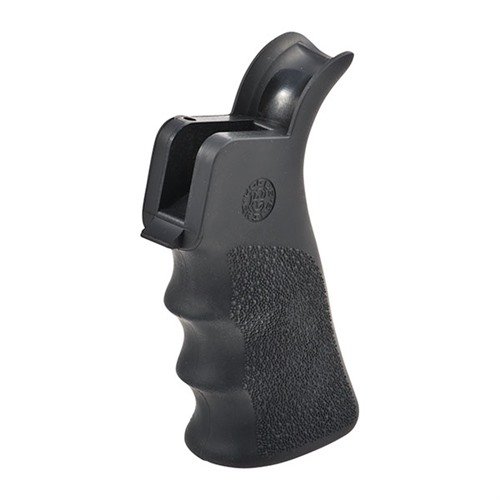 HOGUE AR-15 Overmolded Beavertail Grip tarjoaa ergonomiset sormivälikot, tehokkaan Cobblestone ™ -pinnan ja tuen käden verkkolle. Yhteensopiva Samson-kitsin kanssa.