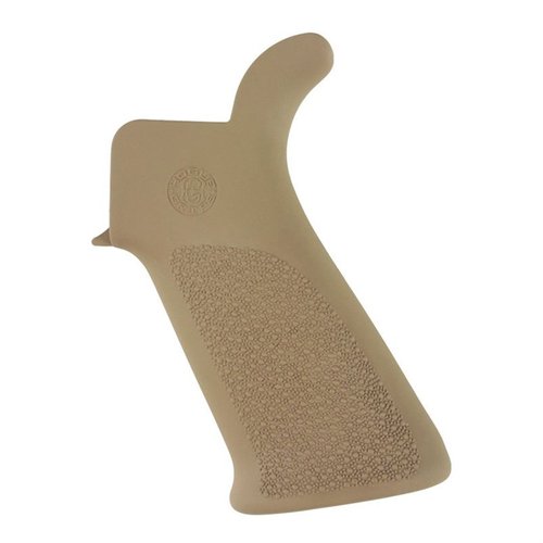 Hogue AR-15/M16 Beavertail - pehmeä ja kestävä OverMolded® kumikahva, joka tarjoaa mukavuutta, liukumattoman otteen ja iskunvaimennusta.
