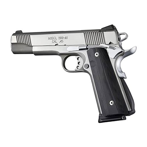 Hogue 1911 Government G10 - mukautuvat ambidextraaliseen turvamekanismiin ilman muokkauksia, yhteensopivat tehdasosien kanssa ja helppo asentaa.