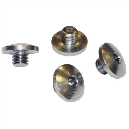 HOGUE SEMI AUTO GRIP SCREWS tarjoavat tehdaslaadun korvaavat ruuvit, jotka säilyttävät alkuperäisen ilmeen ja estävät ruuvin urien vaurioitumisen.