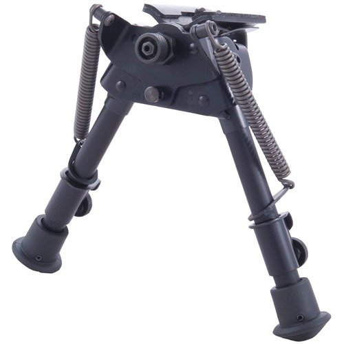 S-BR BIPOD SLING SWIVEL MOUNT 6-9" mustaa tarjoaa erinomaisen tarkkuuden, säädettävät jalat ja kestävän rakenteen, joka ei vaikuta tähtäykseen.