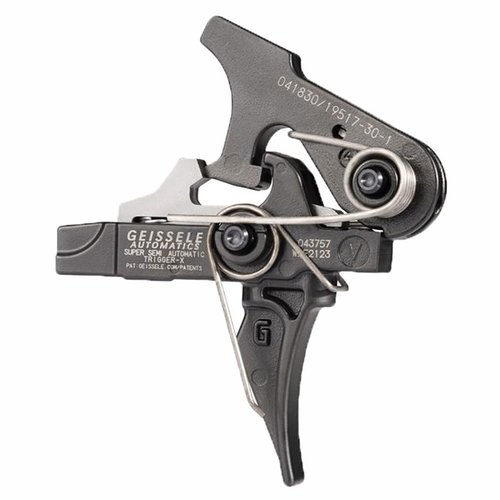 SSA-X 2-vaiheinen liipaisin Lightning Bow®:lla tarjoaa erinomaisen liipaisinohjauksen, kestävä Nanoweapon-pinnoite ja tarkkuutta CQB-tilanteisiin.