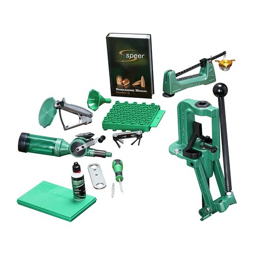Rock Chucker Supreme Master Reloading Kit on täydellinen valinta niin aloittelijoille kuin kokeneillekin. Sisältää kaiken tarvittavan ammusten lataamiseen.