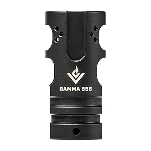 VG6 GAMMA 556 on huipputehokas muzzle brake, joka vähentää rekyyliä ja piipun liikettä, mahdollistaen nopeammat seuranta-ammunnat 10.5-18.5" piipuilla.
