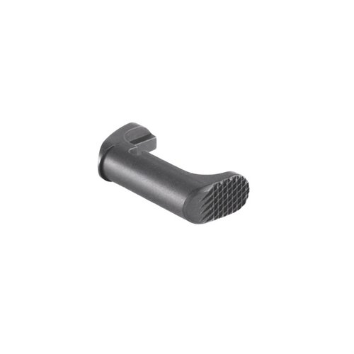 Apex Extended Mag Release Springfield Hellcat - helppo asennus, kestävä teräs, vaihdettava vasen/oikea puoli, pidempi ja uurrettu pinta helpottaa lippaiden vapautusta.