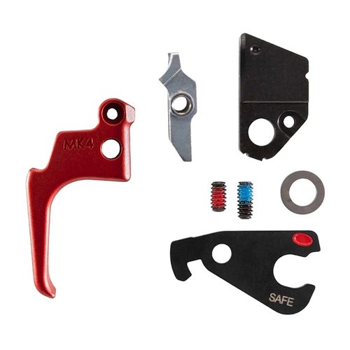 Apex Action Enhancement Kit parantaa Ruger Mk IV -pistoolin laukaisua, vähentää laukaisupainetta 3.0 lbs:iin ja yli 80% laukaisun ylitsemenosta.