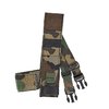 FAT STRAP - WOODLAND on suunniteltu Micro Fight Chest Rig -järjestelmään, jossa on yksinkertainen rakenne, vaakasuora webbing ja elastiset kiinnityspisteet.