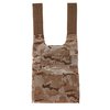 LV-119 O V E R T Front Plate Bag tarjoaa monipuolisen ja skaalautuvan ratkaisun, jossa on MOLLE- ja Velcro-kentät, sekä PTT-tuki ja kaapelireititys.
