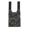 LV-119 O V E R T Front Plate Bag tarjoaa joustavan varustelun, MOLLE-kentän, PTT-tuen ja kaapelireitityksen, sopii SAPI-levyille ja on yhteensopiva muiden osien kanssa.