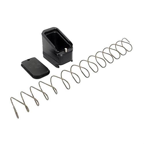 +5/4 MAG EXTENSION CZ P10F/P09 - helppo pääsy jouselle ja seuraajalle ilman laajennuksen poistamista, 100% elinikäinen takuu.
