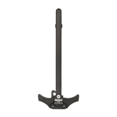 Next Level Armament NLX556 AR-15 Ambi Charging Handle-Economy on valmistettu kestävästä 7075-alumiinista, uusi "ear"-muotoilu ja kilpailukykyinen hinta.