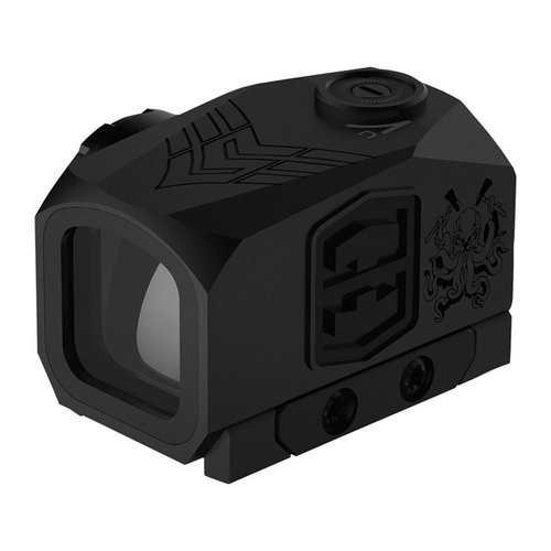 KRAKEN Red Dot Sight on kestävä 1x16 Closed Emitter -näkölaite, joka tarjoaa erinomaisen vakauden, vesitiiviit linssit ja Shake 'N Wake -teknologian.
