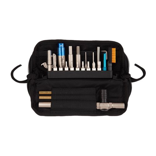 Fix It Sticks PISTOL KIT FOR GLOCK® tarjoaa kaikki tarvittavat työkalut Glock®-pistoolin huoltoon, mukaan lukien tarkkuusmomenttiavain ja erikoistyökalut.