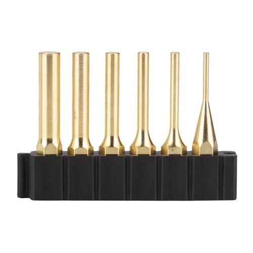 Kuuden Brass Pin Punch -sarja, joka integroituu Fix It Sticks -järjestelmään. Teräksinen pohja mahdollistaa käytön magneettisten ajureiden kanssa.