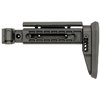 AK ALPHA SERIES FOLDING STOCK tarjoaa säädettävän poskipalan, kestäviä materiaaleja, 5-asentoinen lukitus ja 3 QD kiinnityskohtaa, täydellinen mukavuus ja käytettävyys.