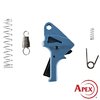 Apex Flat-Faced Action Enhancement Kit parantaa S&W SDVE -pistoolin laukaisua, vähentää esimatkaa, tekee laukaisusta pehmeämmän ja kevyemmän.
