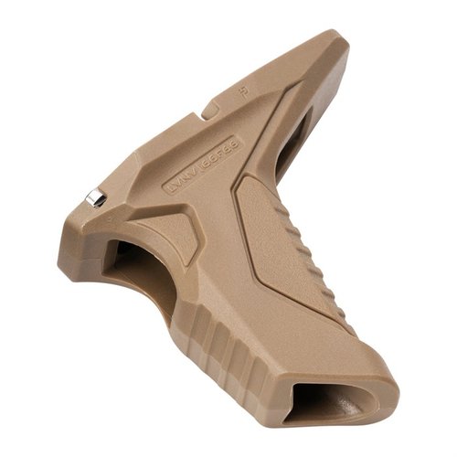 Strike Industries LINK Angled HandStop tarjoaa erinomaisen hallinnan, kaapelinhallintajärjestelmän ja yhteensopivuuden M-LOK ja KeyMod -laitteiden kanssa.