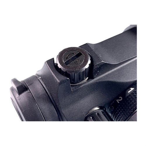 Säädettävä tornipeite Aimpoint Microlle mahdollistaa tuulen ja korkeuden säädön ilman peitteiden poistamista, kestävä 17-4 SS teräs ja vedenkestävä rakenne.