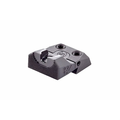 TACTICAL ADJUSTABLE REAR BATTLESIGHT 1911: Helppo korkeus säätö, kestävä rakenne, matala profiili, loistava näkyvyys hämärässä ja yksi käsi käyttömahdollisuus.