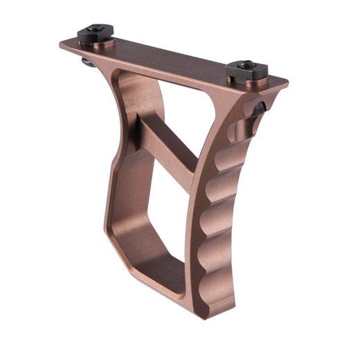 SFG M-LOK SKELETON FORWARD GRIP on kevyt ja käännettävä etukahva, joka on yhteensopiva M-Lok-kiinnitysten kanssa ja sisältää asennusvälineet.