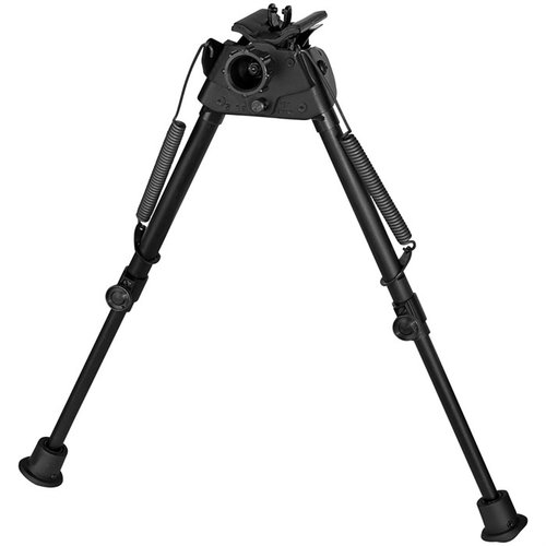 HARRIS S-L2 BIPOD on 9-13" säätö, itsestään tasapainottuvat jalat, kevyt 15 oz, helppo kiinnitys Sling Swivel Stud -liittimellä, täydellinen ampumapenkille.