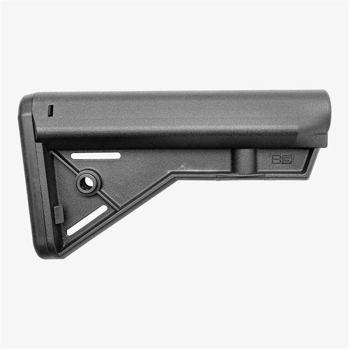 B5 Systems Bravo-C kiinteä tukki tarjoaa ergonomisen poskipannan, kestävät kiinnityspisteet ja liukumattoman pehmusteen, valmistettu Mil-Spec materiaaleista.