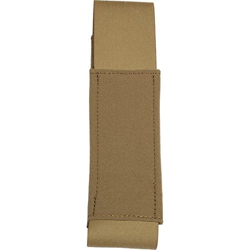 Tourniquet Pouch pitää CAT-tyylisen tourniquetin turvallisesti paikallaan, siinä on joustavat sivut ja säädettävä kansi, joka kiinnitetään MALICE CLIP®:llä.