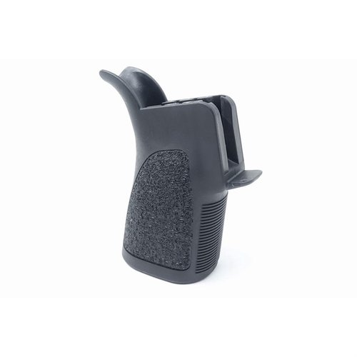BCMGUNFIGHTER GRIP MOD-3-KD tarjoaa parannetun ergonomian ja laukaisukontrollin lyhyellä, matalaprofiilisella muotoilulla, joka sopii täydellisesti kompakteihin aseisiin.