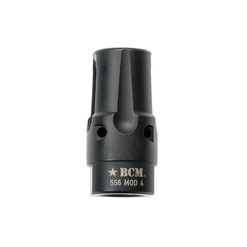 BCMGUNFIGHTER™ Compensator Mod 4-5.56 vähentää liekin näkyvyyttä, ääntä ja sivupainetta, ja se on suunniteltu taktisiin sovelluksiin.