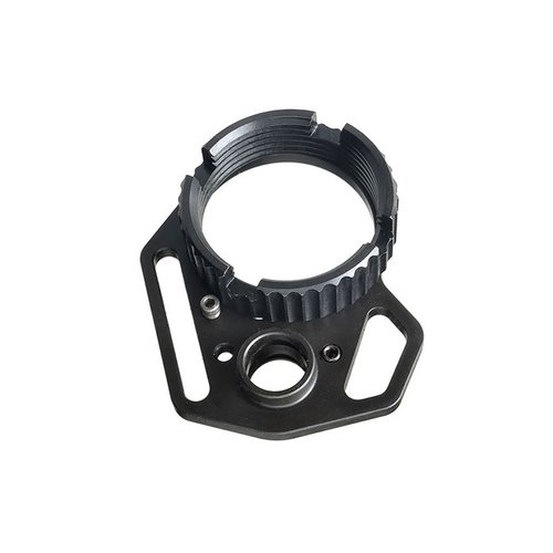 Strike Industriesin Multi-Function End Plate ja Anti-Rotation Castle Nut tarjoavat turvallisen, monipuolisen ja helposti asennettavan ratkaisun AR-järjestelmän päivittämiseen.