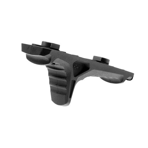 LINK Anchor Handstop on ergonominen, kevyt ja lämpöä kestävä, tarjoaa mukautuvan otteen M-LOK ja KeyMod -kiinnityksille, parantaen tarkkuutta ja mukavuutta.