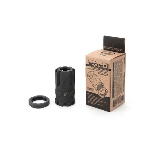 Strike X-Comp Element C on suunniteltu CZ Scorpion EVO:lle, vähentää takaiskuvoimaa ja on yhteensopiva useiden kaliberien kanssa, mukana Jam Nut.