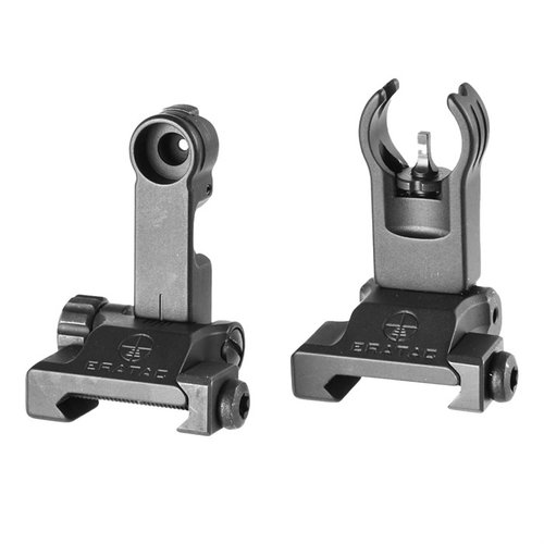 ERATAC® backup-sight on kestävä ja tarkka, suunniteltu nopeaan tähtäykseen, yhteensopiva AR15-sightien kanssa, korroosionkestävä ja alhainen rakenne.
