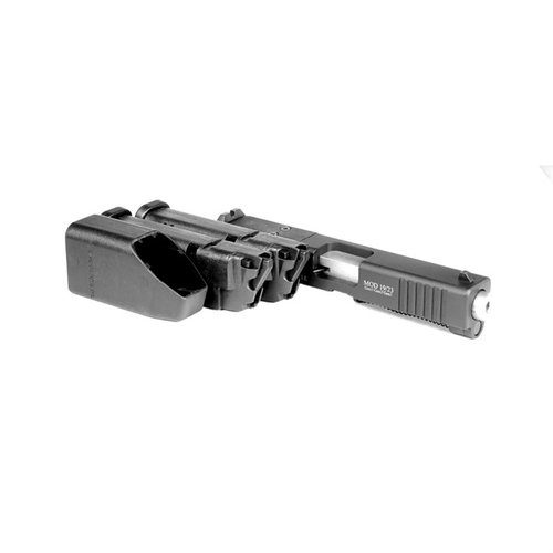 Muuta 9mm/.40 S&W Glock 22lr:ksi, säästä kuluissa ja opeta lapsesi ampumaan turvallisesti. Mukana kaksi 10 laukauksen lipasta ja laukku.